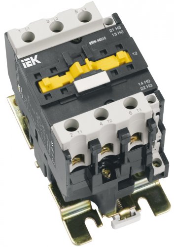 Контактор IEK КМИ-48012 3п 1НО+1НЗ 80А 110В тип АС3 картинка